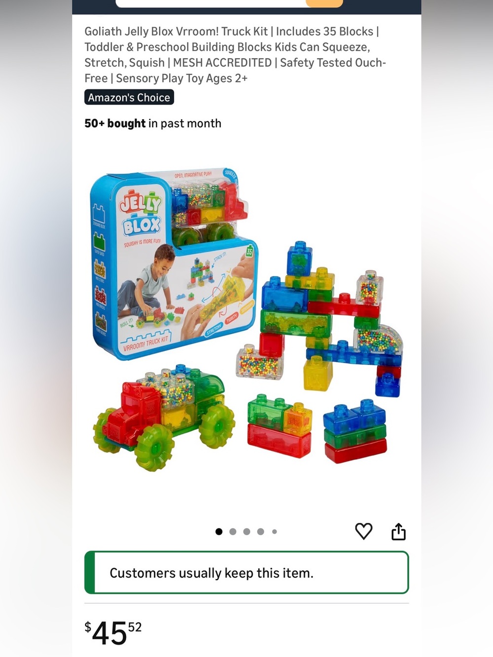 Truck Building Set - Jelly Blox